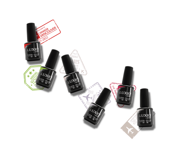 LUXIO JET SETTER COLLECTION 15ml Full Size x 6 Colors