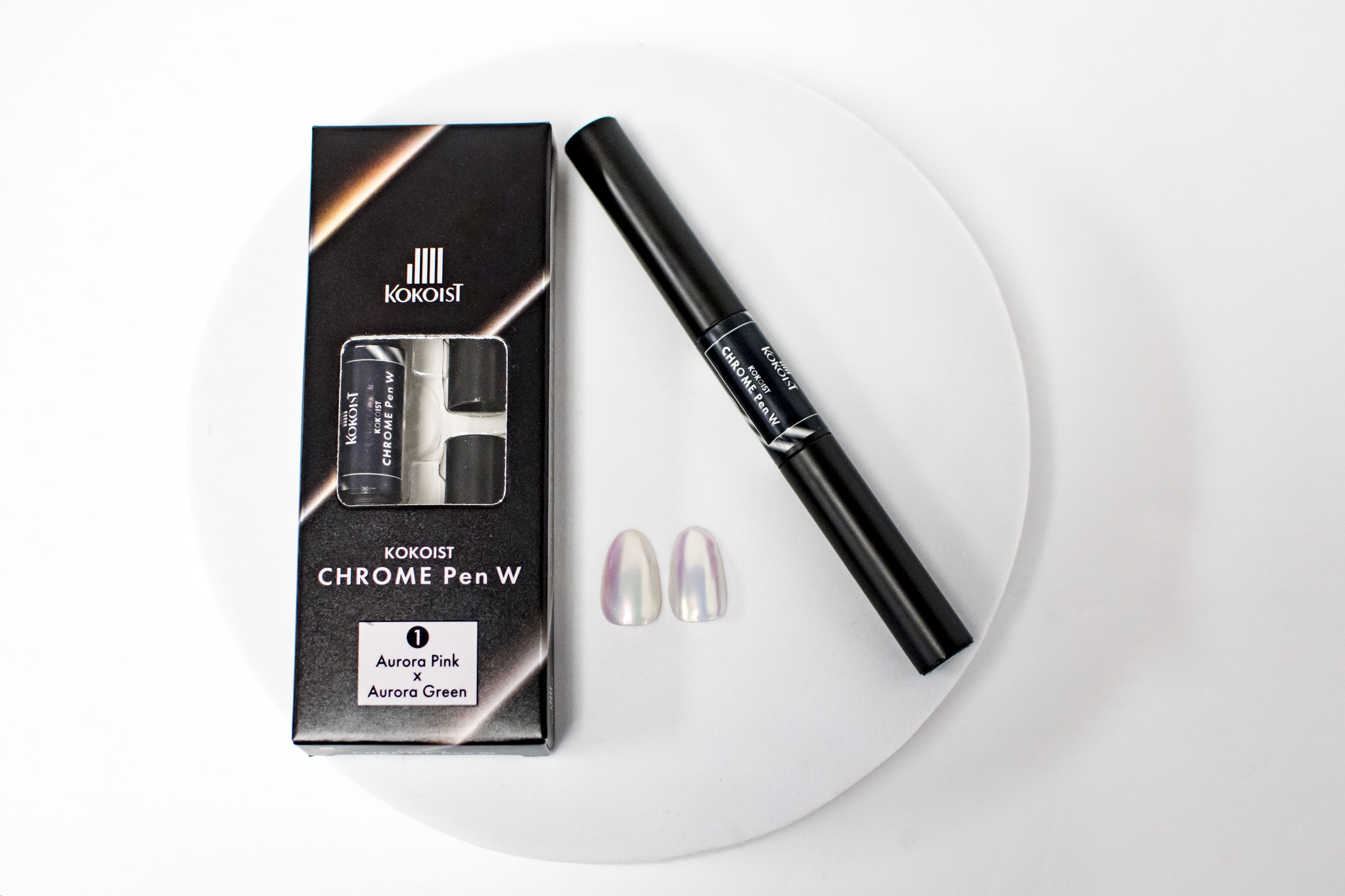 Chrome Pen W 01 Aurora Pink x Aurora Green