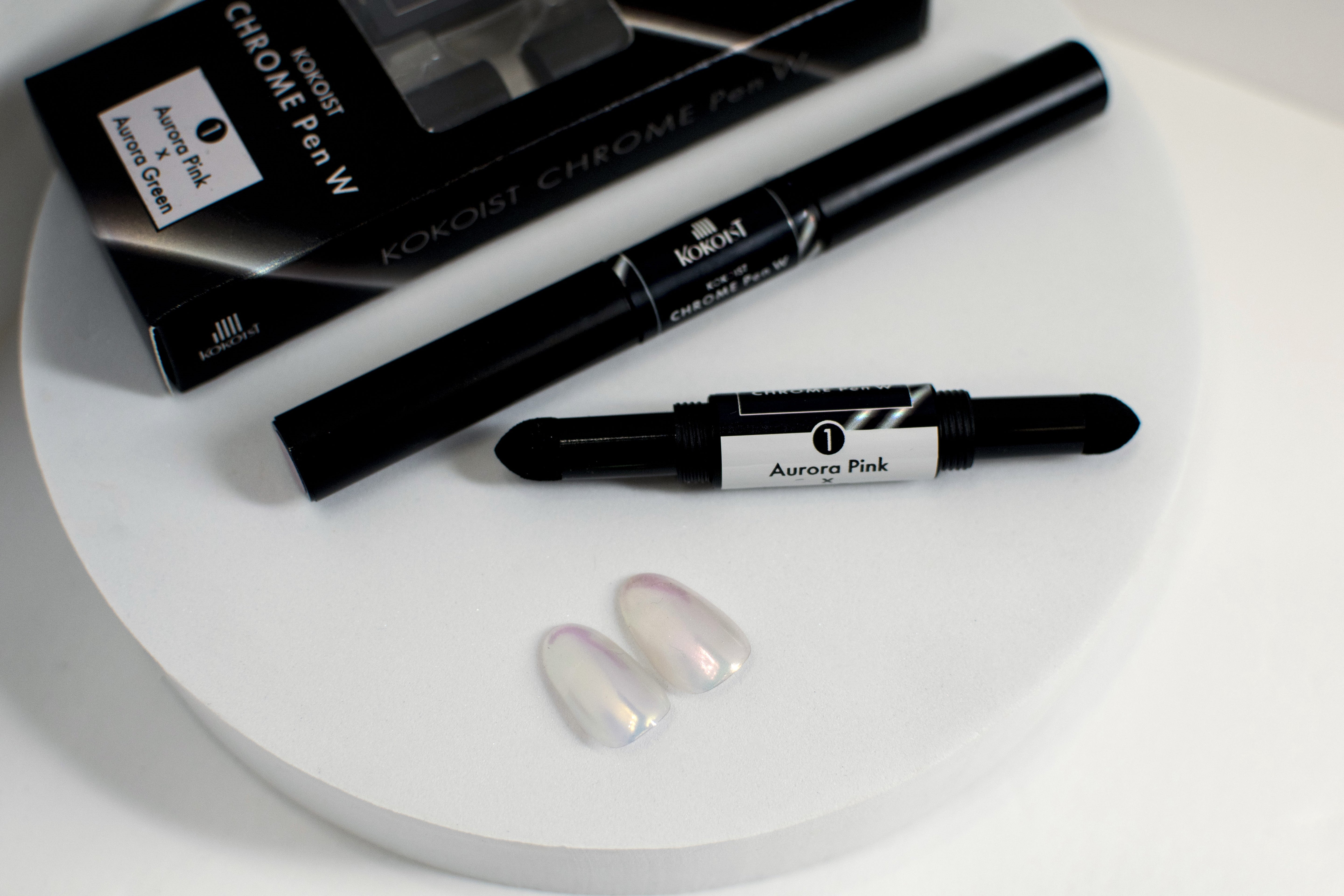 Chrome Pen W 01 Aurora Pink x Aurora Green