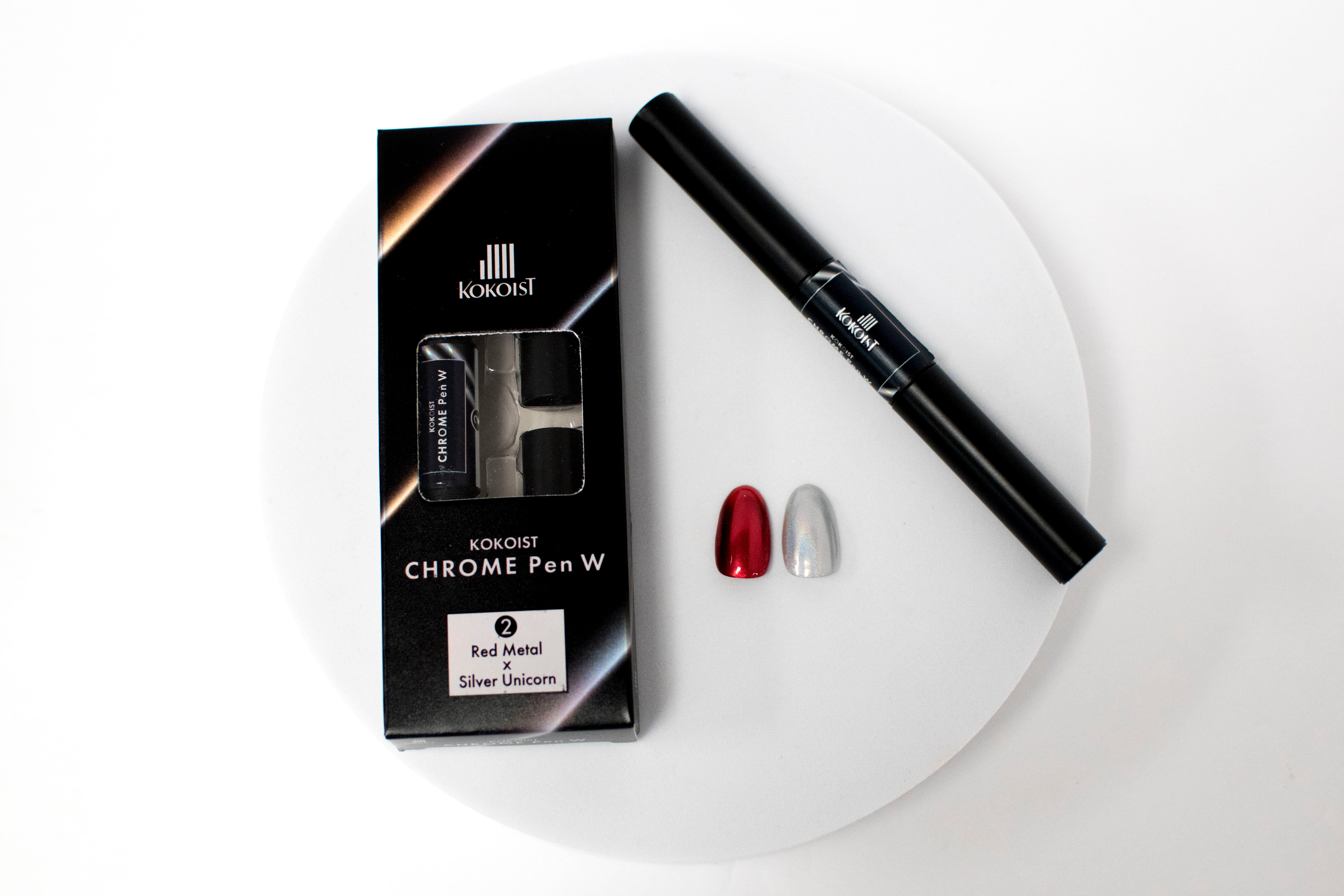 Chrome Pen W 02 Red Metal x Silver Unicorn