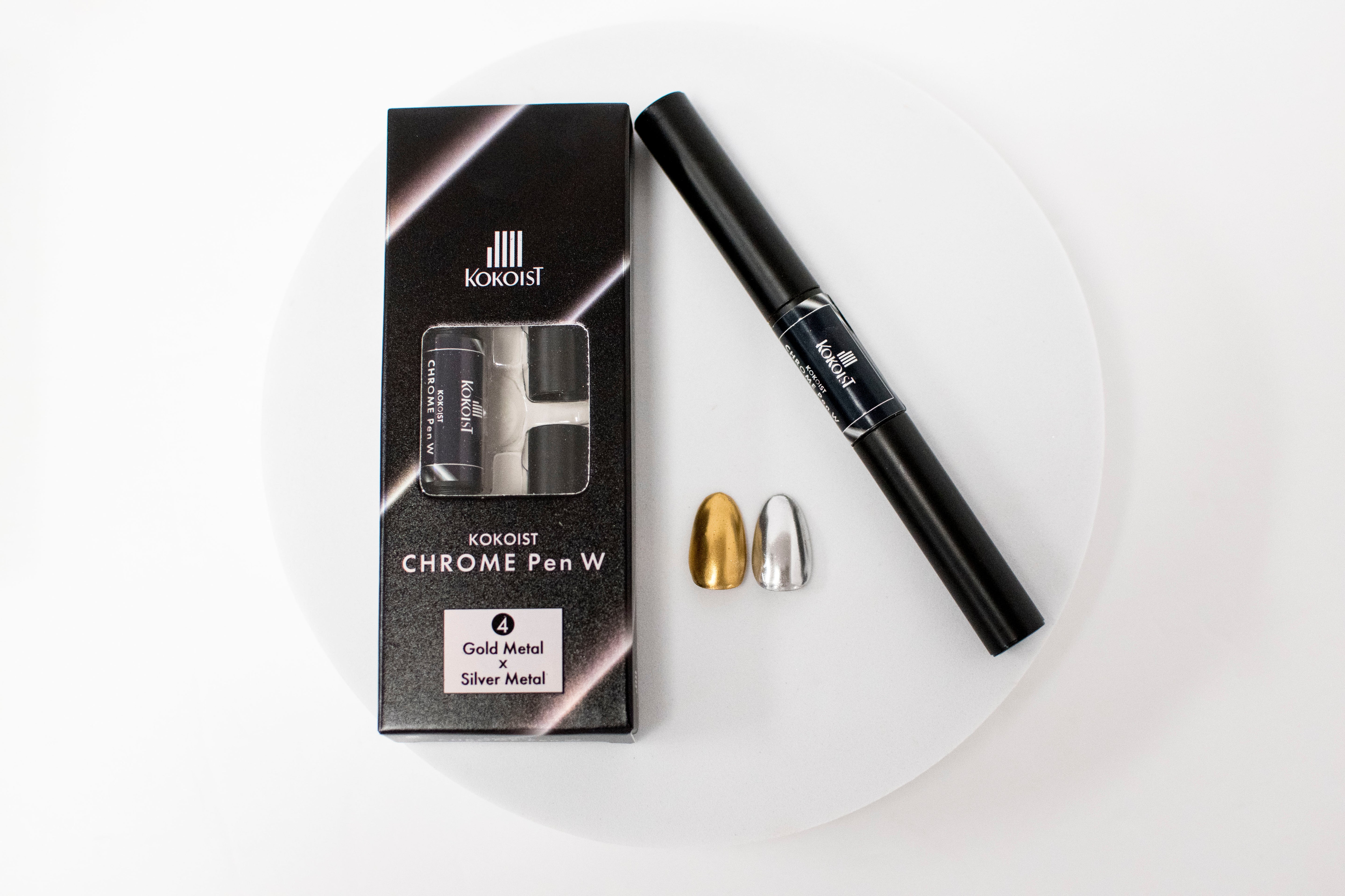 Chrome Pen W 04 Gold Metal x Silver Metal