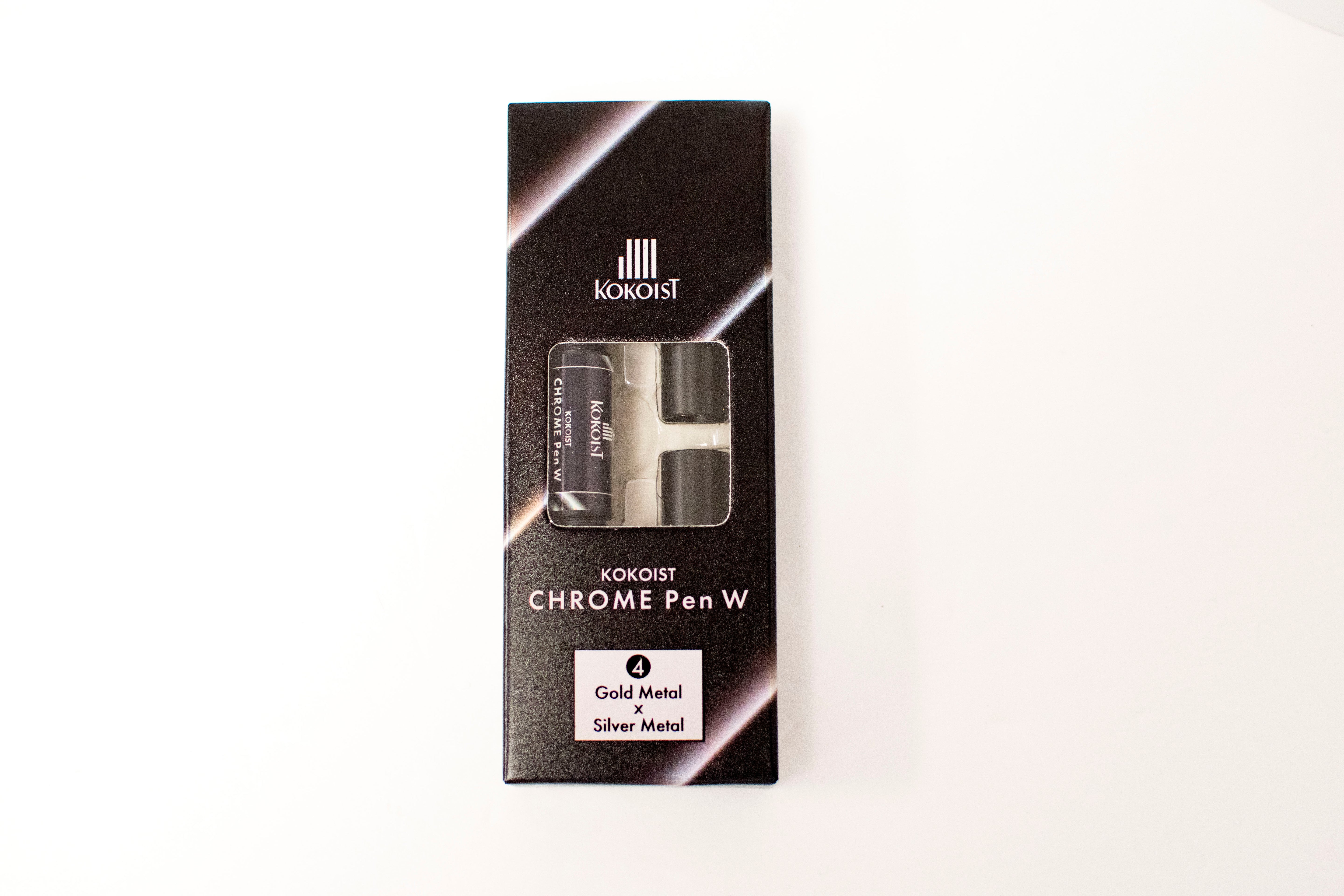 Chrome Pen W 04 Gold Metal x Silver Metal