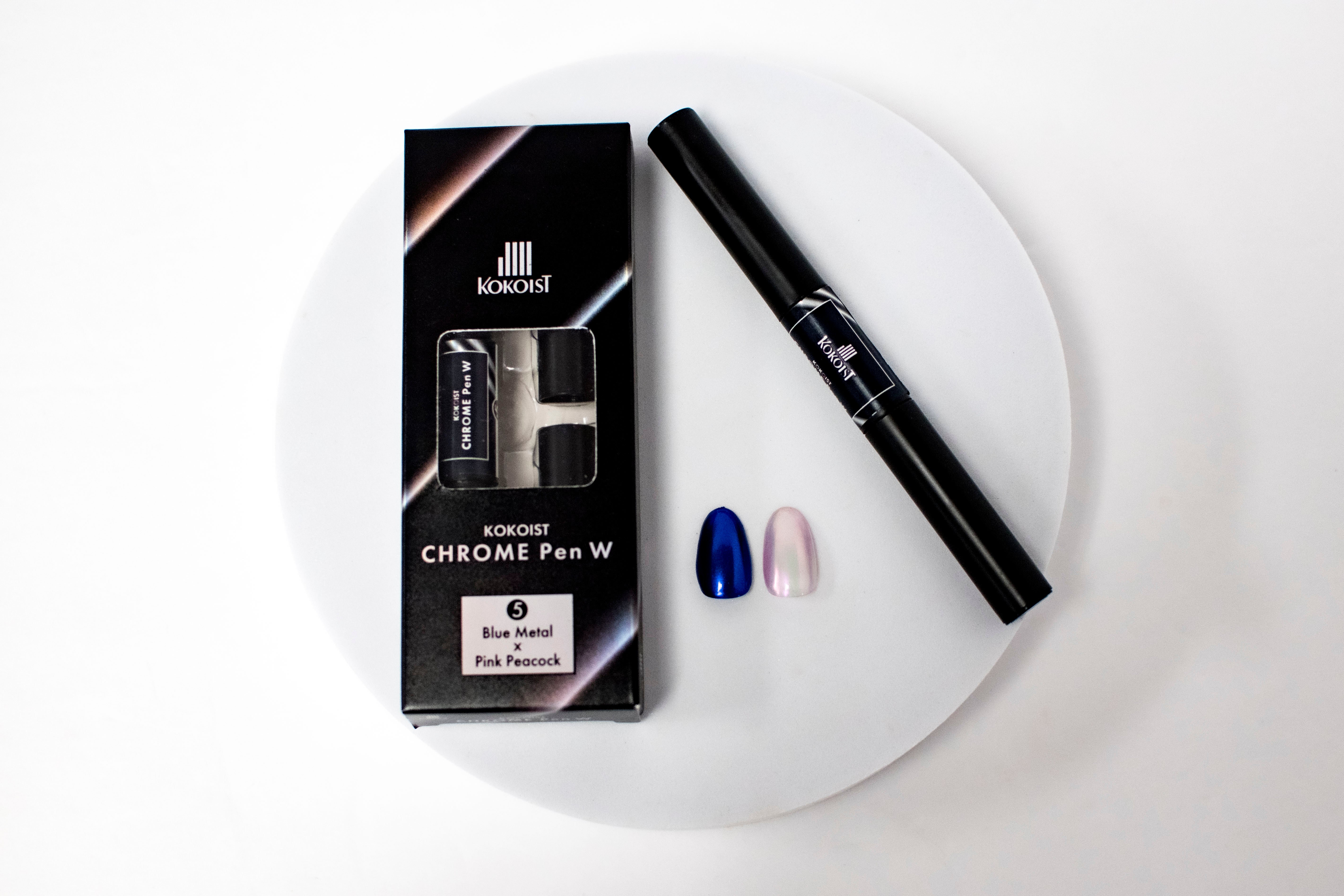 Chrome Pen W 05 Blue Metal x Pink Peacock