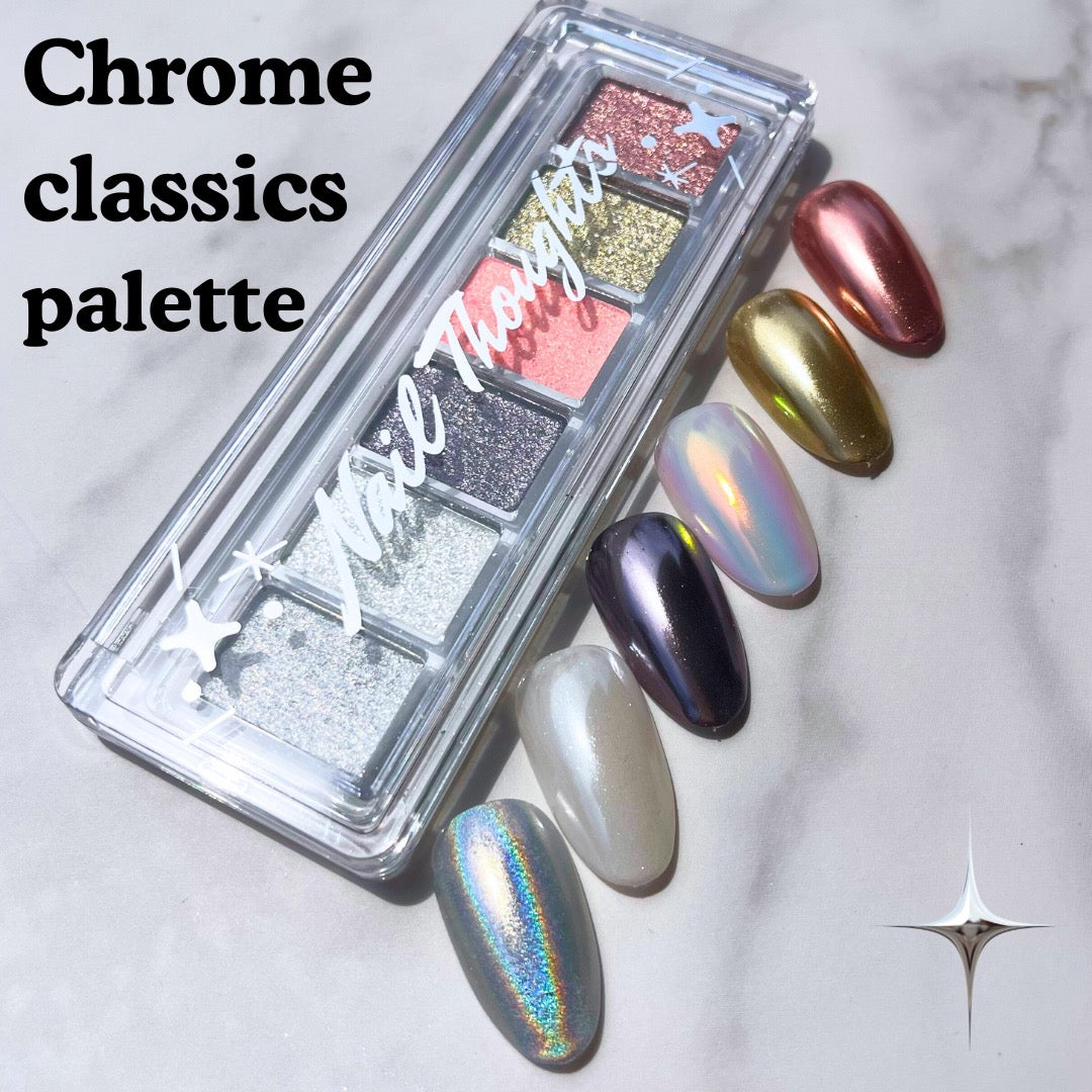 Nail Thoughts Chrome Classics Palette