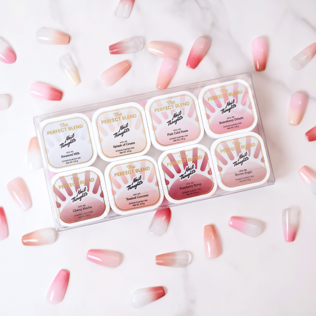 Nail Thoughts The Perfect Blend Ombré Cushion Gel & Mini Sponges Set