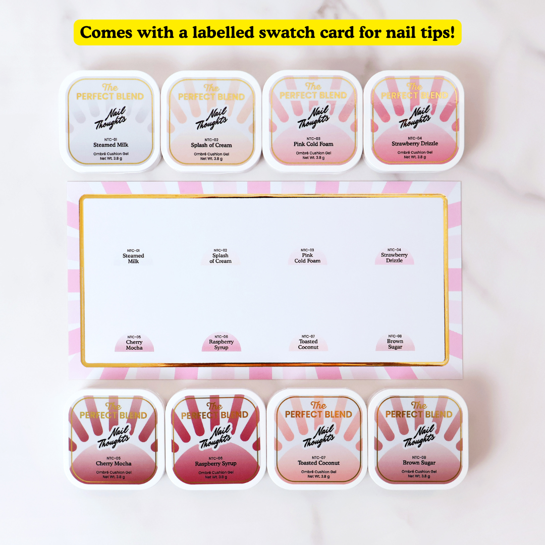 Nail Thoughts The Perfect Blend Ombré Cushion Gel & Mini Sponges Set