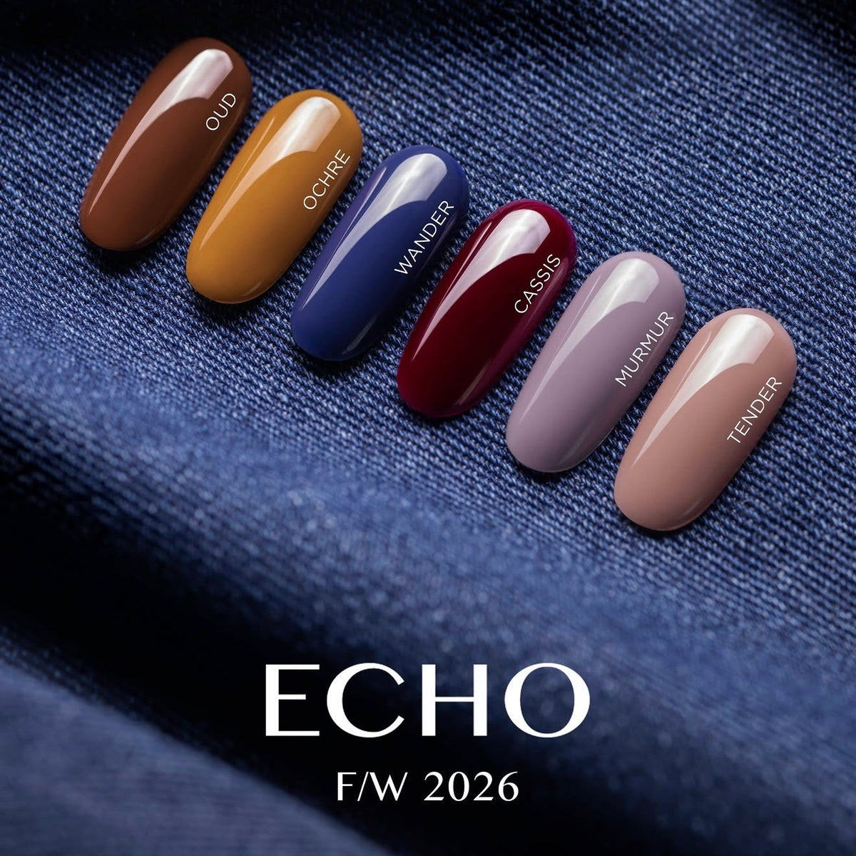 LUXIO ECHO COLLECTION 15ml Full Size x 6 Colors