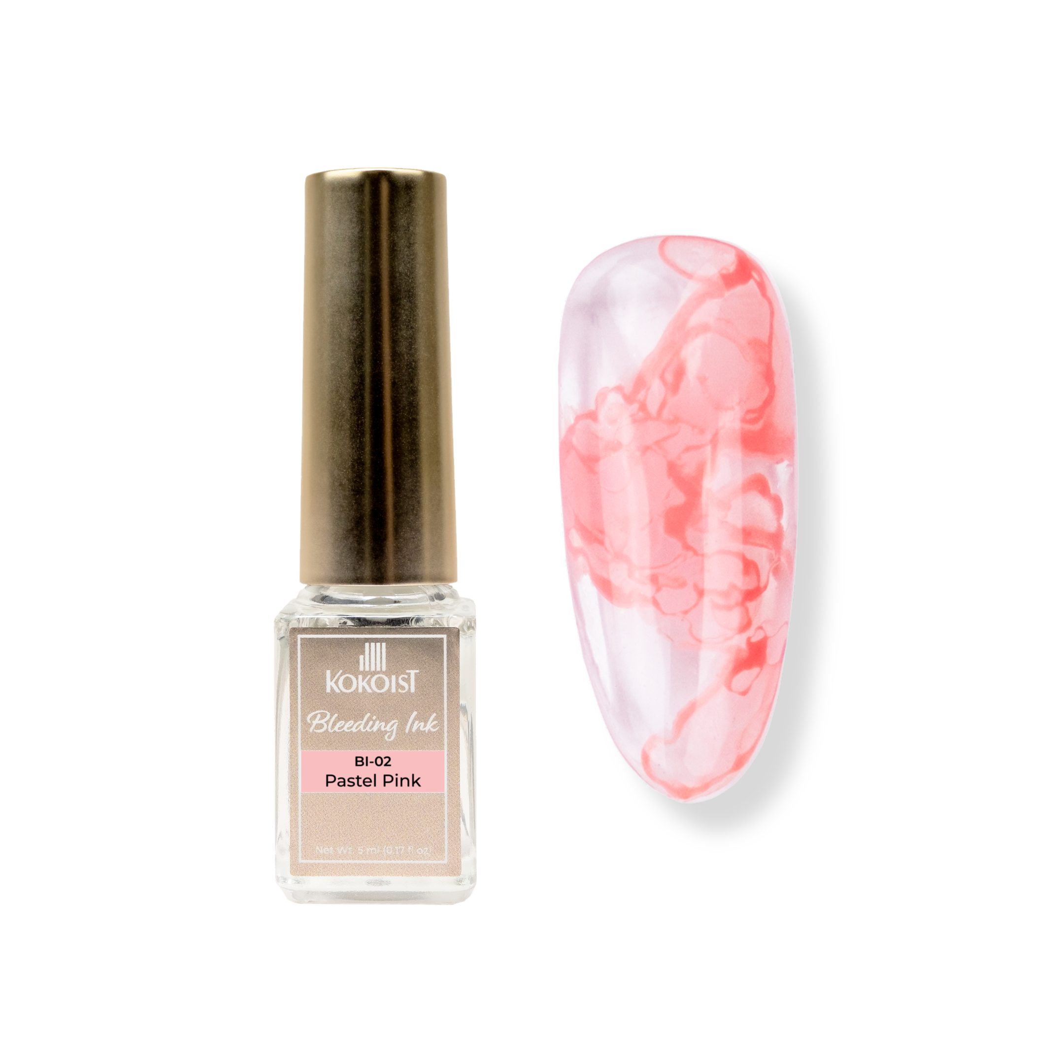 BI-02 Bleeding Ink Pastel Pink