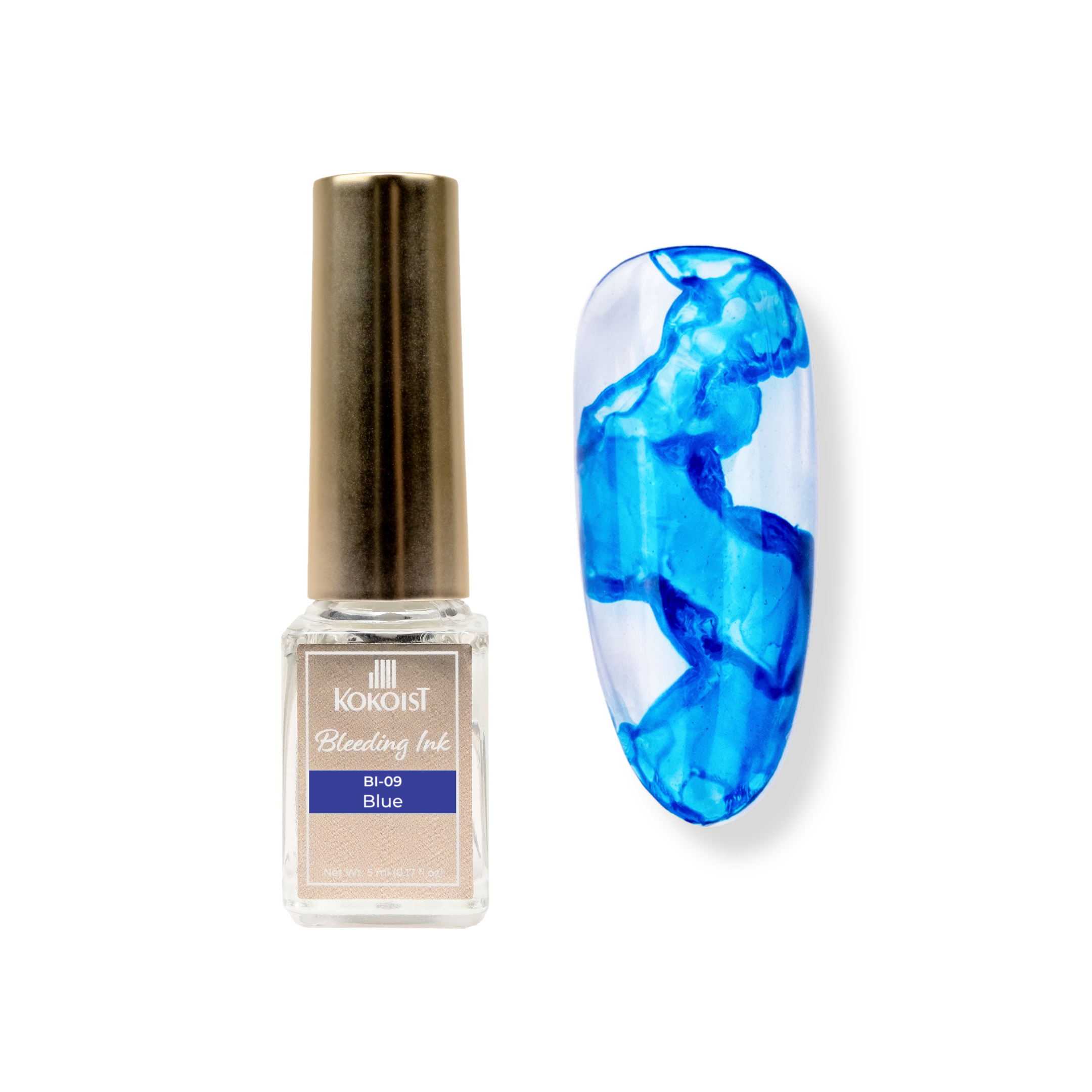 BI-09 Bleeding Ink Blue