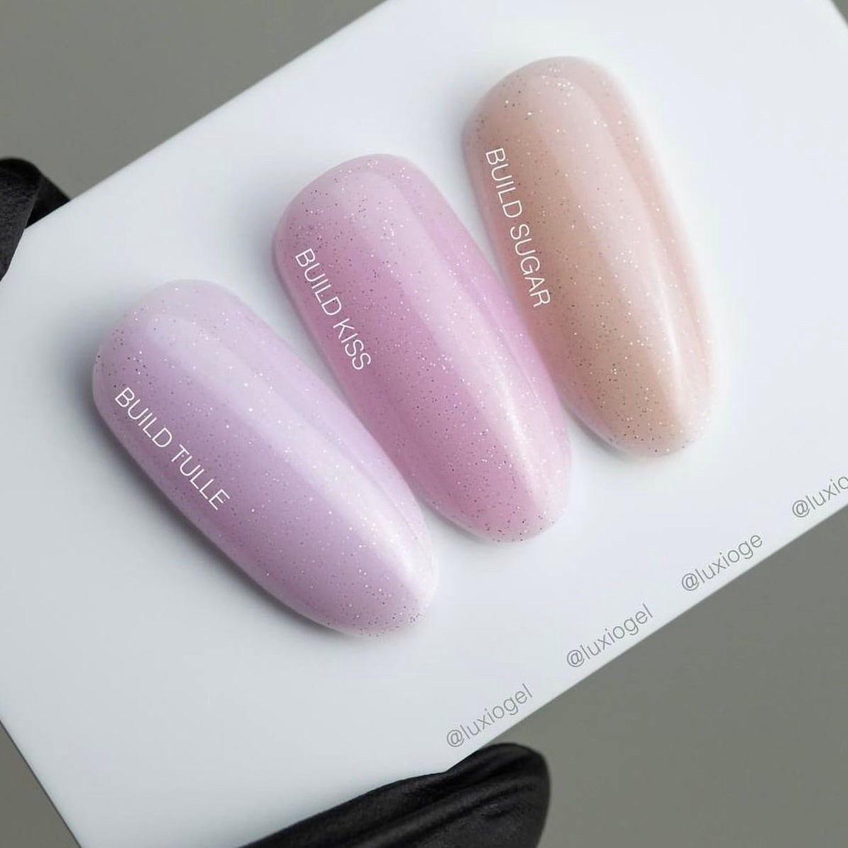 10 LUXIO BUILD 15ml Full Size - 9 Colors + 1 Clear