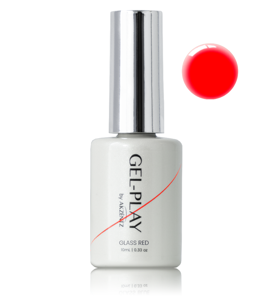 Gel Play GLASS RED 10ml Bottle