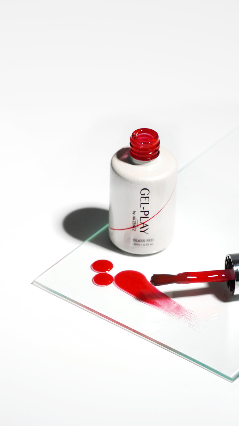 Gel Play GLASS RED 10ml Bottle (Pre-Order)