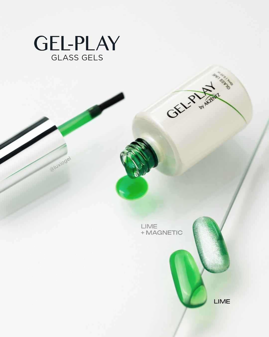 Gel Play GLASS LIME 10ml Bottle