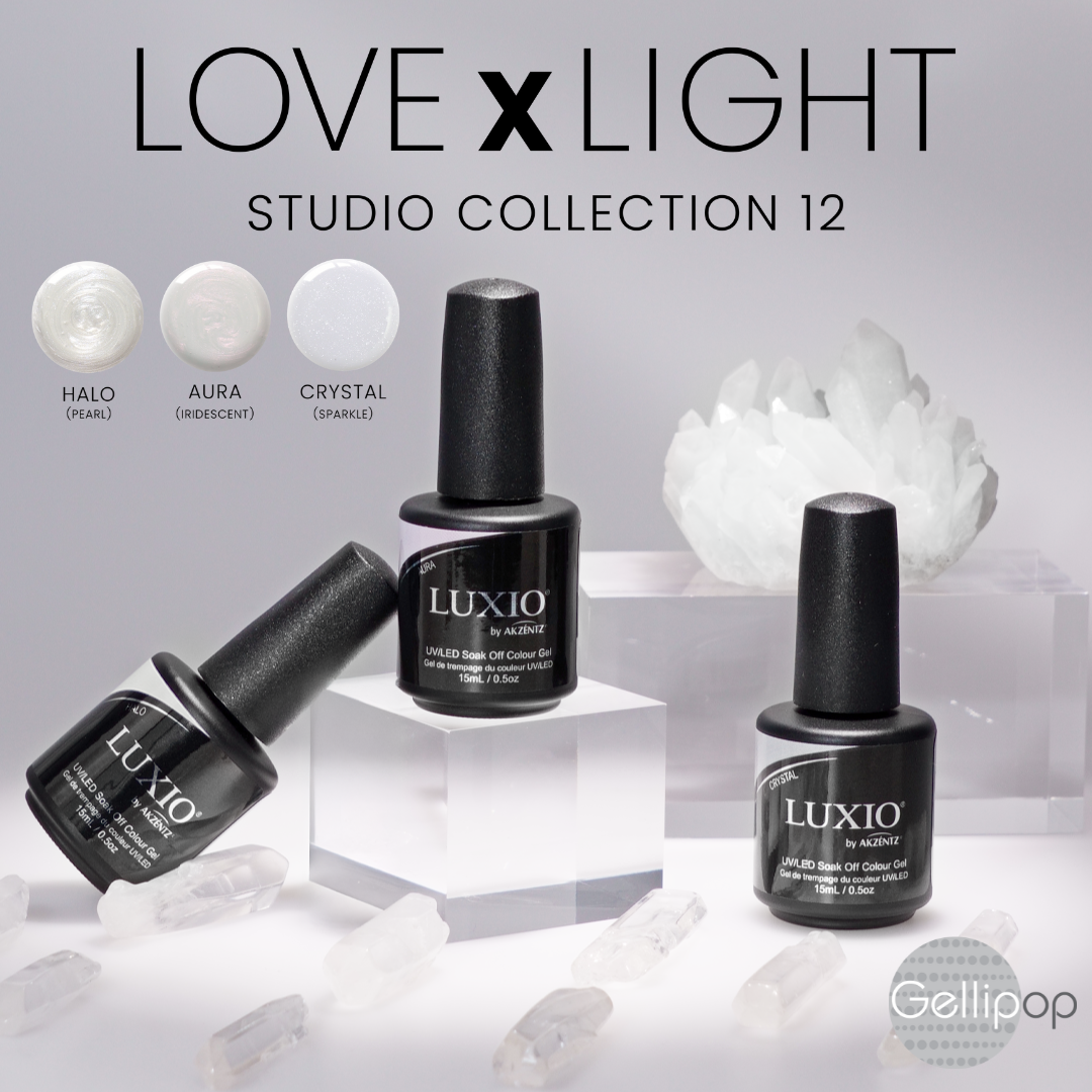 LUXIO "LOVE & LIGHT" STUDIO N°12 Collection 5ml Mini Size x 3 Colors