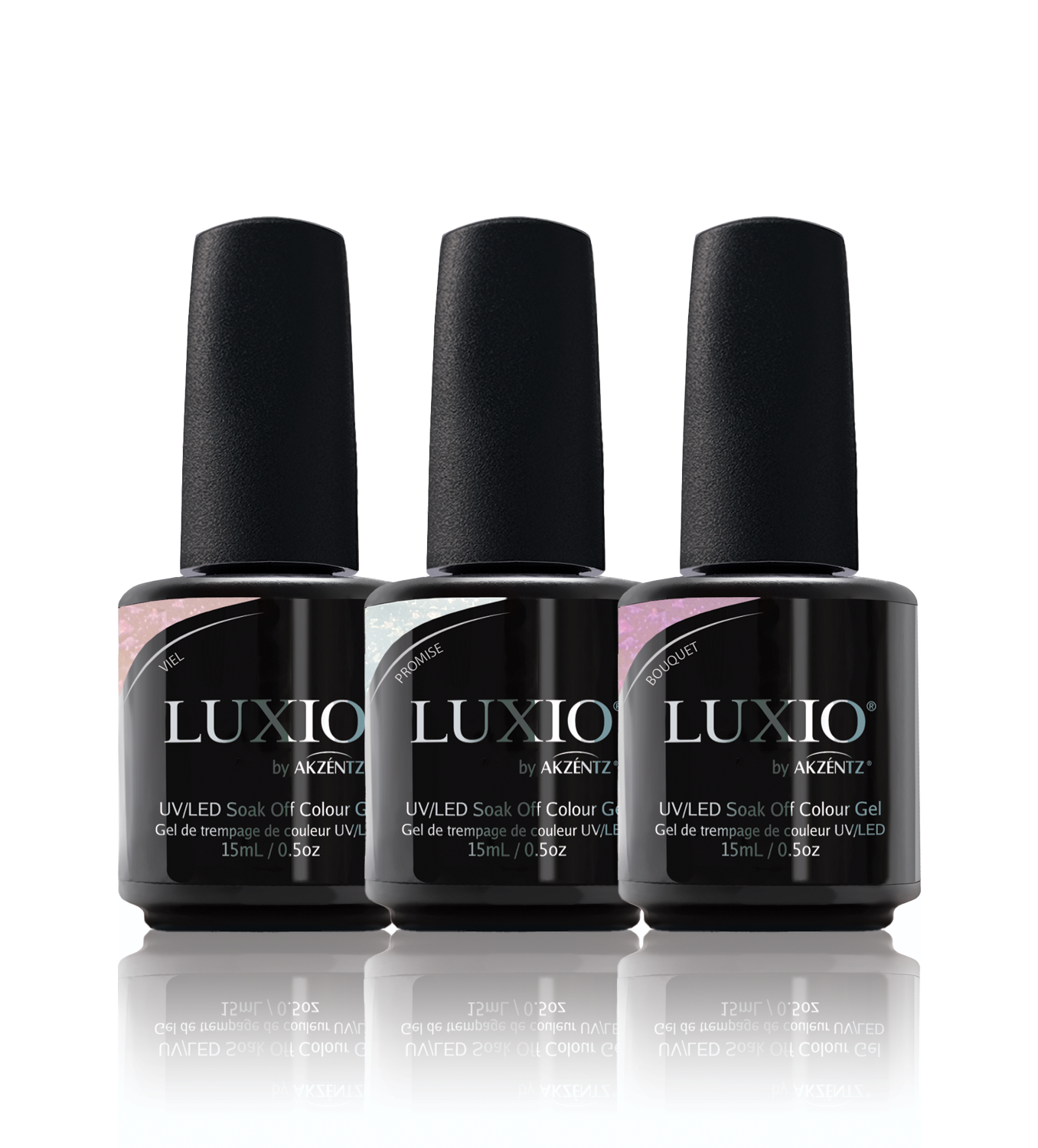 LUXIO "BRIDAL" Studio 13 Collection 15ml Full Size x 3 Colors