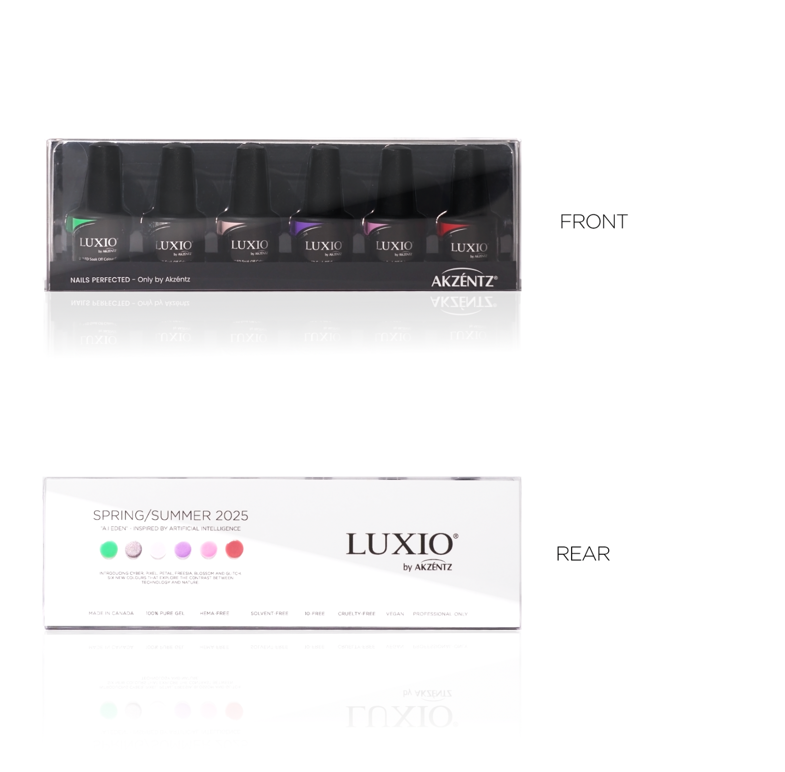 LUXIO AI EDEN COLLECTION 15ml Full Size x 6 Colors