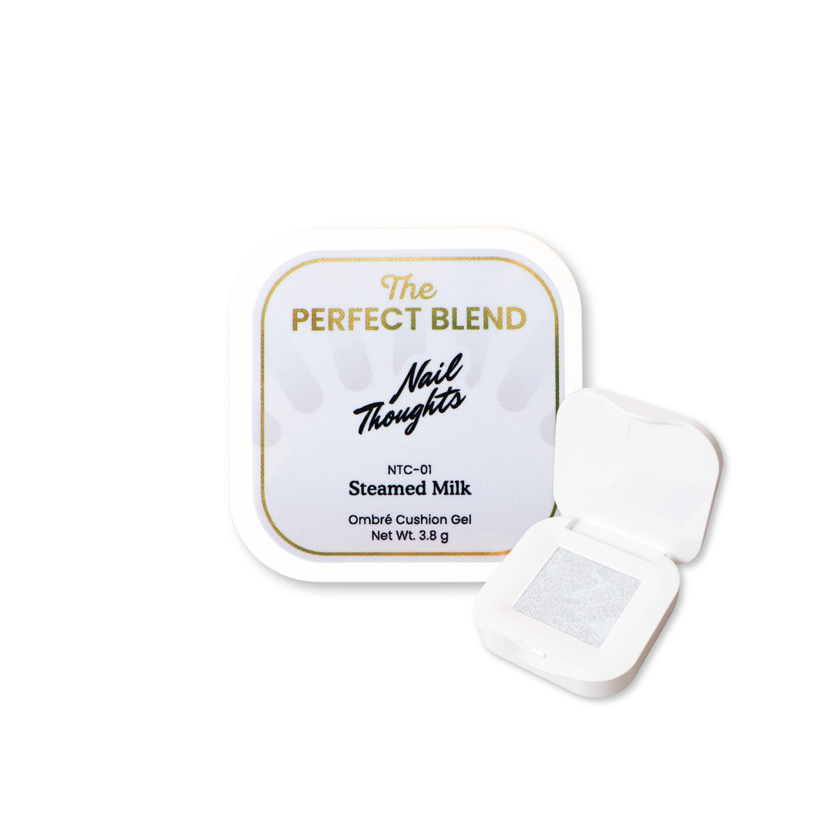 NTC-01 Steamed Milk | Nail Thoughts The Perfect Blend Ombré Cushion Gel