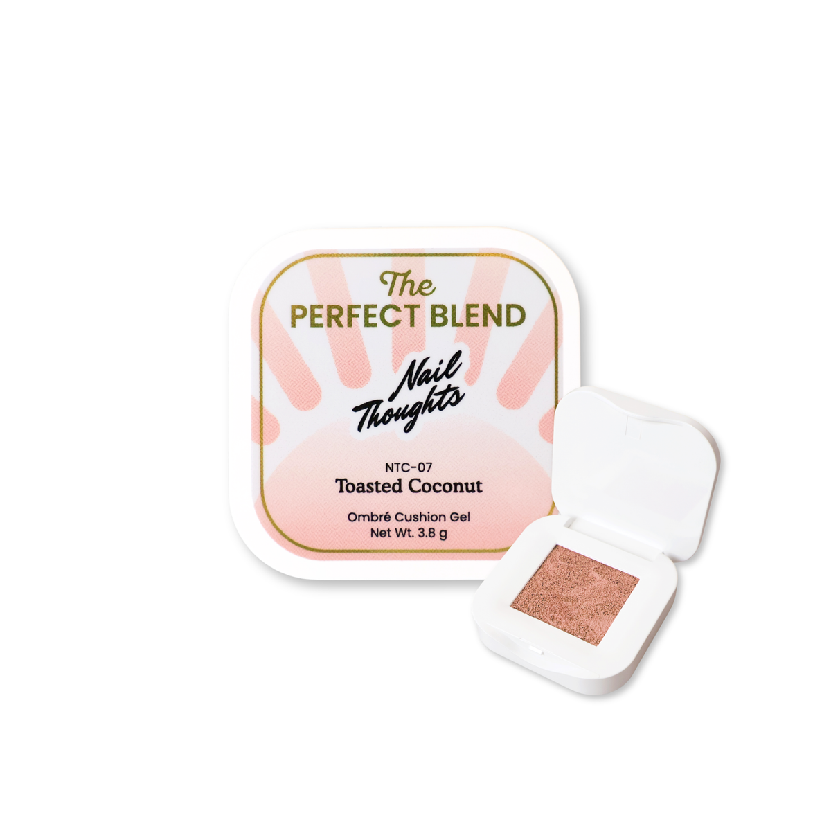 NTC-07 Toasted Coconut | Nail Thoughts The Perfect Blend Ombré Cushion Gel
