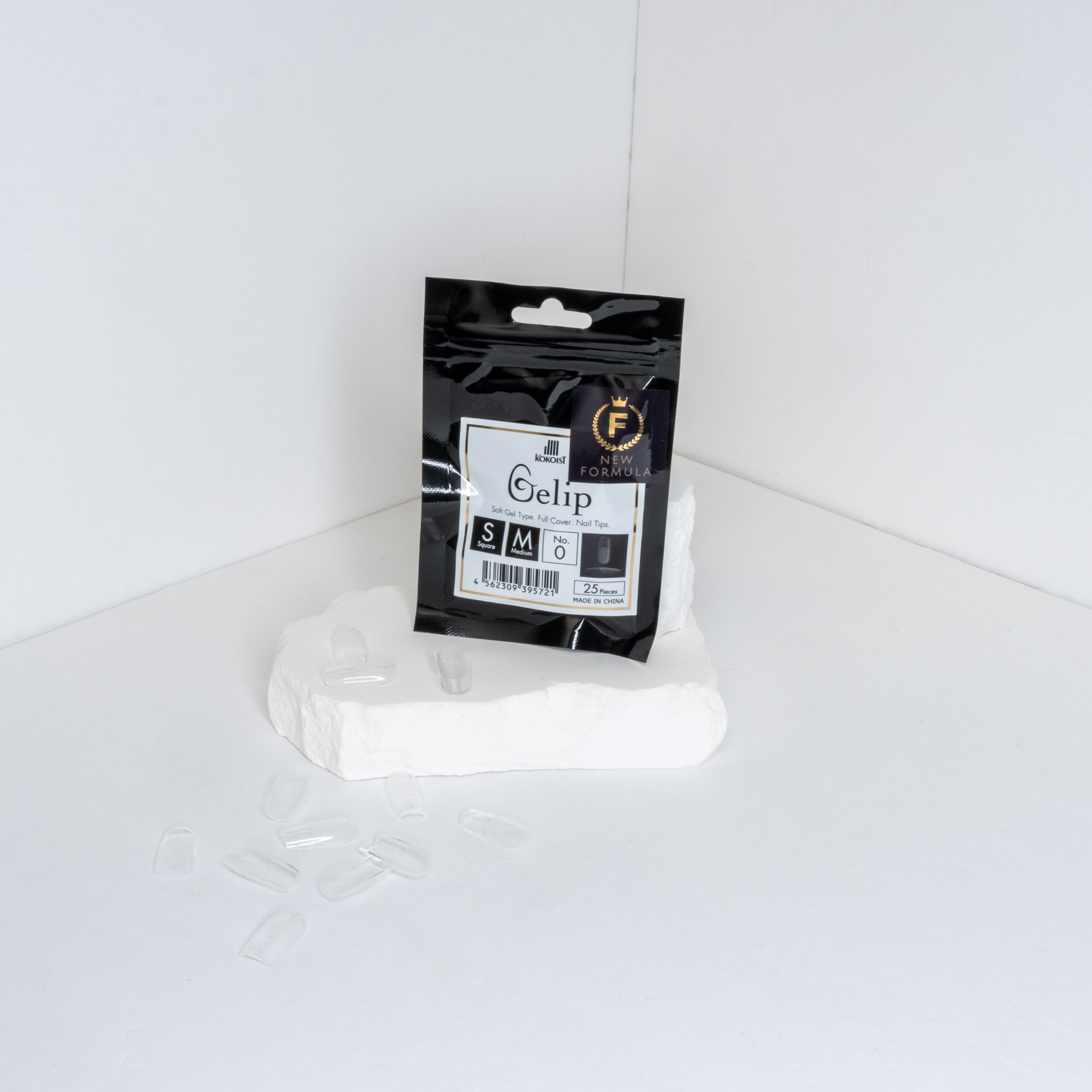 Gelip Square Medium Refill Pack (New Formula) 25pc.