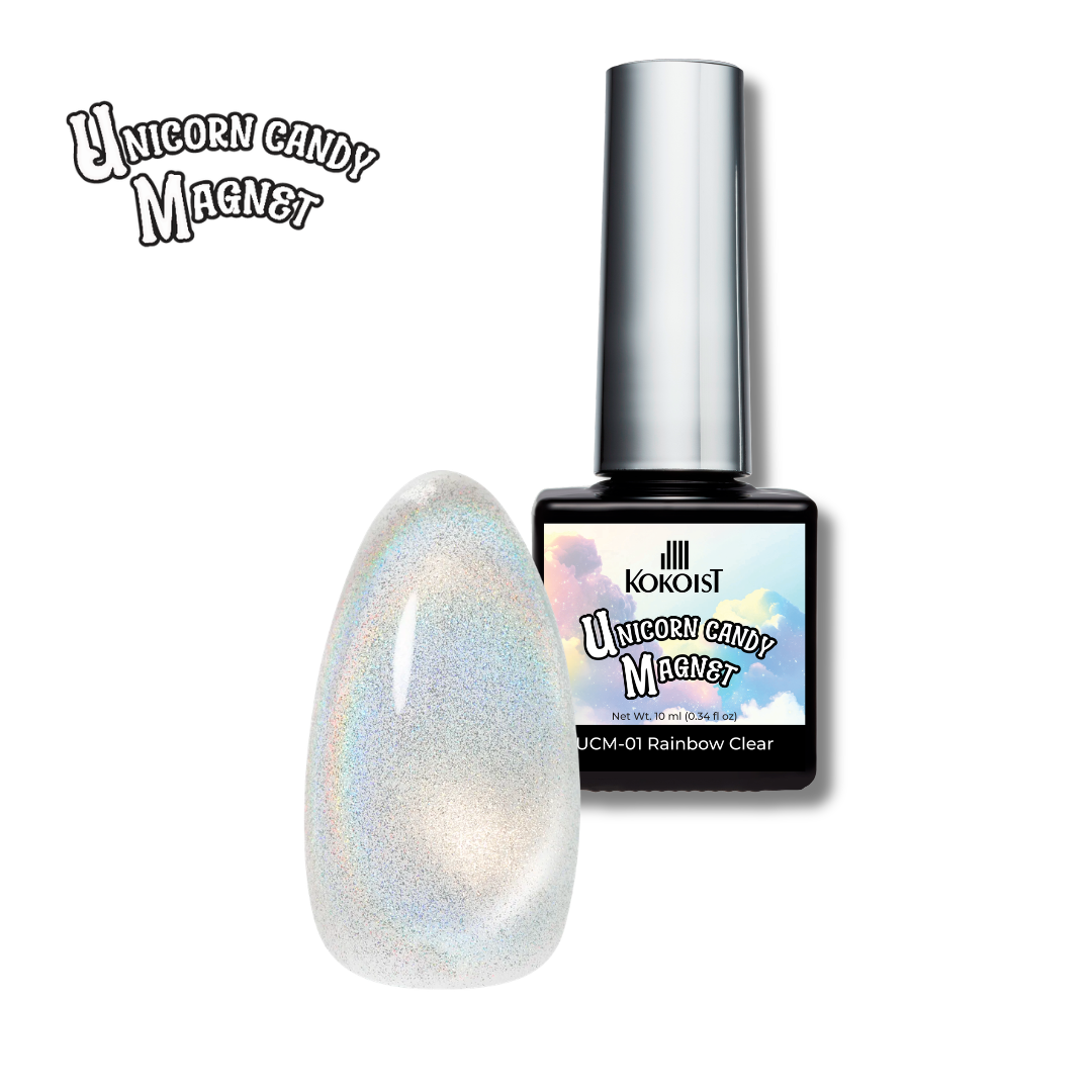 Unicorn Candy Magnet UCM-01 Rainbow Clear / 10ml Bottle