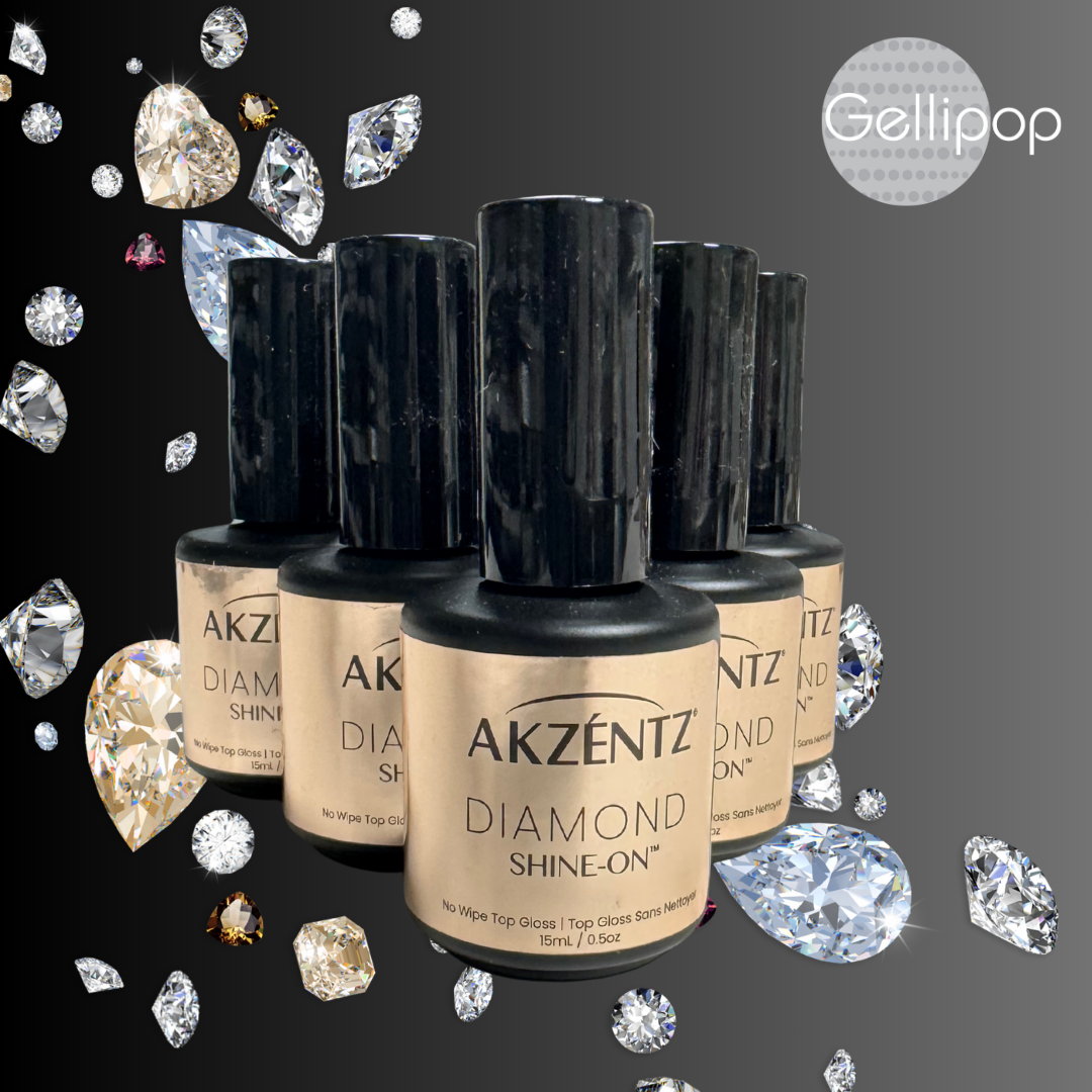 6 Bottles Diamond Shine-On 15ml Full Size