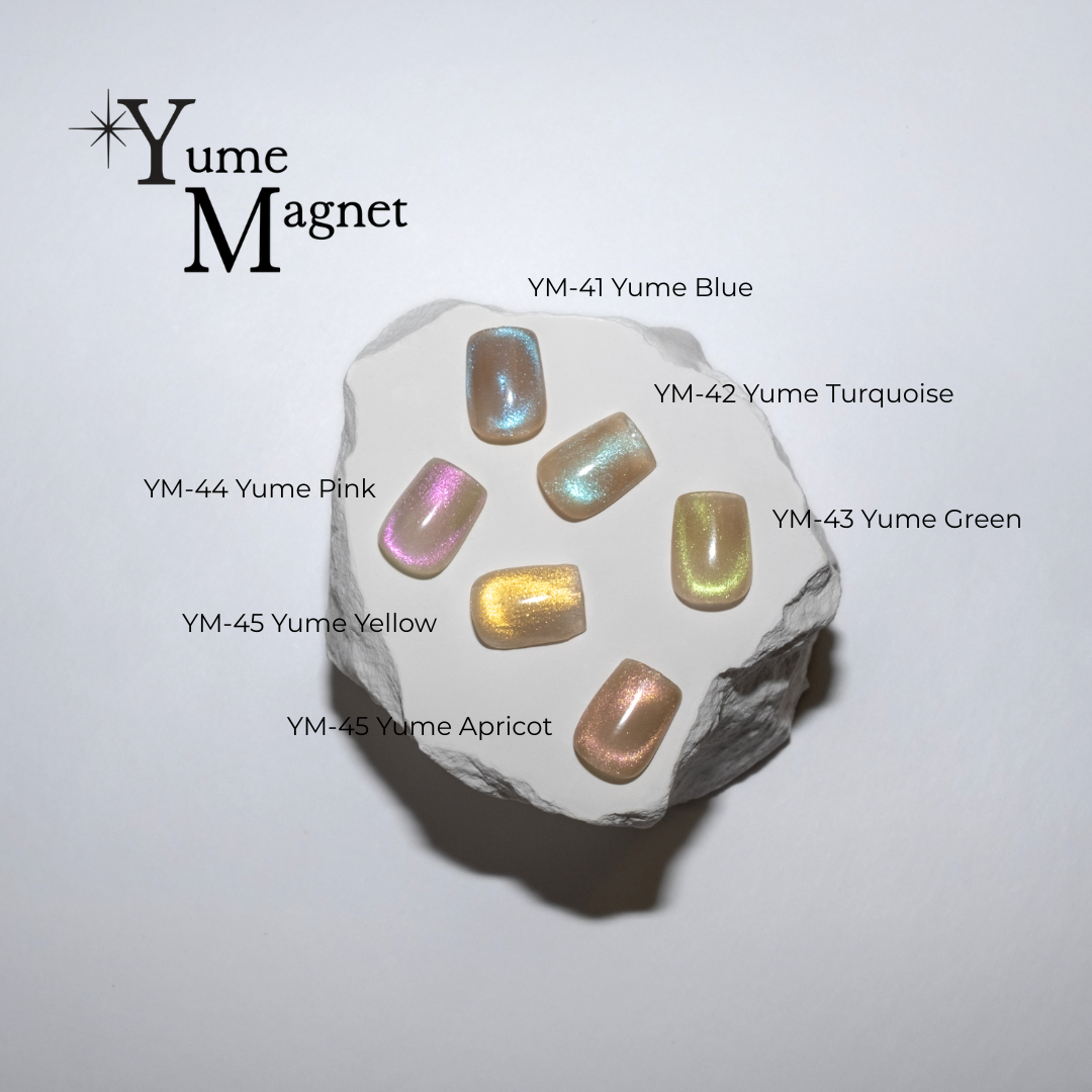 Yume Magnet Gel Set / 10ml Bottle x 6 Bottles