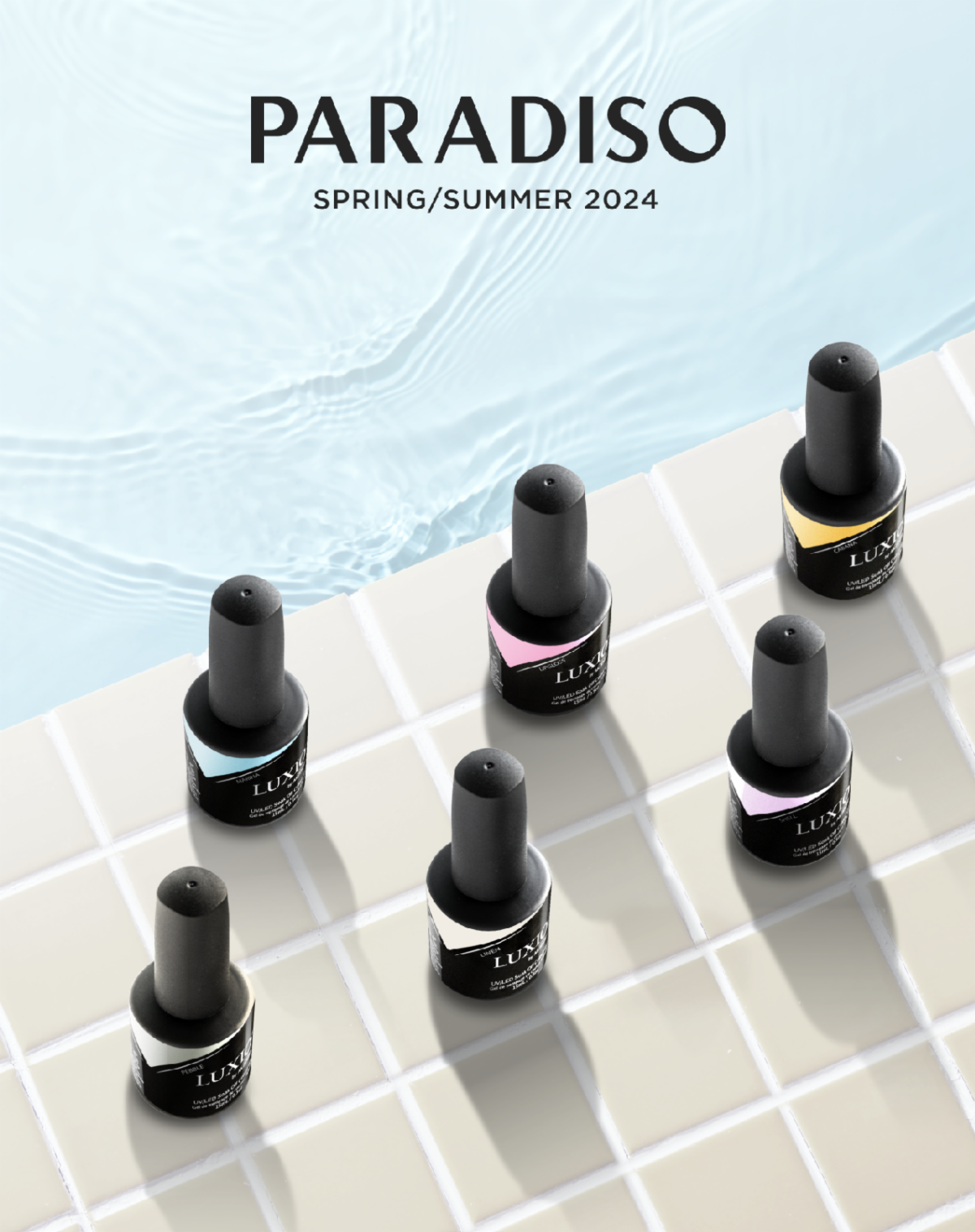 LUXIO PARADISO COLLECTION 15ml Full Size x 6 Colors