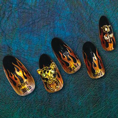 TSUMEKIRA BRITNEYTOKYO PRODUCT 7 BLAZY ORANGE NO-BTK-120