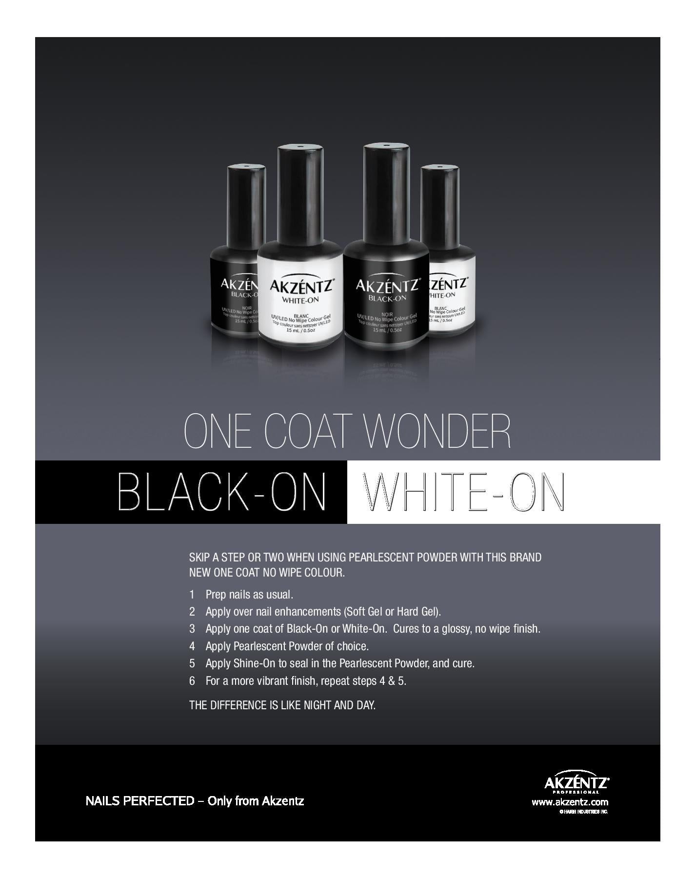 Black On Nonwipe for Chrome 5ml Mini Size