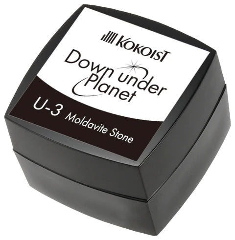 Down Under Planet Magnet U-03 Moldavite Stone 2.5g Jar
