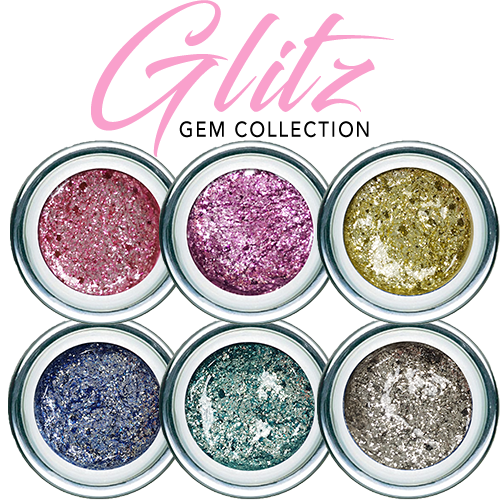Gel Play GLITZ Collection 4g Full Size x 9
