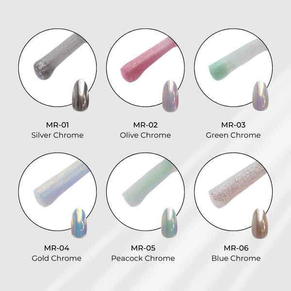 MR06 Liquid Mirror Blue Chrome