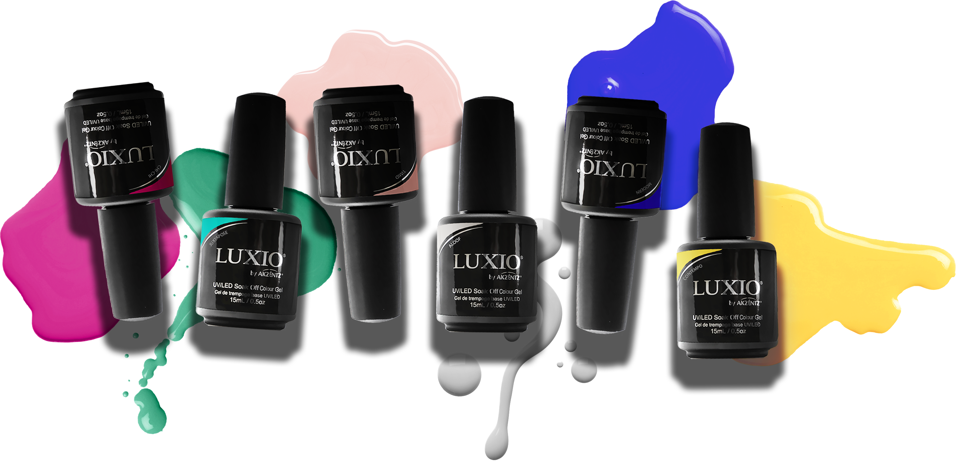 LUXIO MODERN ART COLLECTION 15ml Full Size x 6 Colors