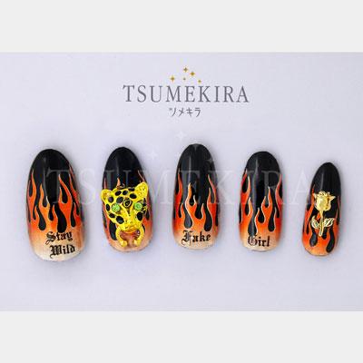 TSUMEKIRA BRITNEYTOKYO PRODUCT 7 BLAZY ORANGE NO-BTK-120