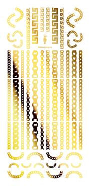 TSUMEKIRA BRITNEY TOKYO PRODUCT 3 BLING BLING GOLD SG-BTK-107 (2 SHEETS) (FOR GEL)