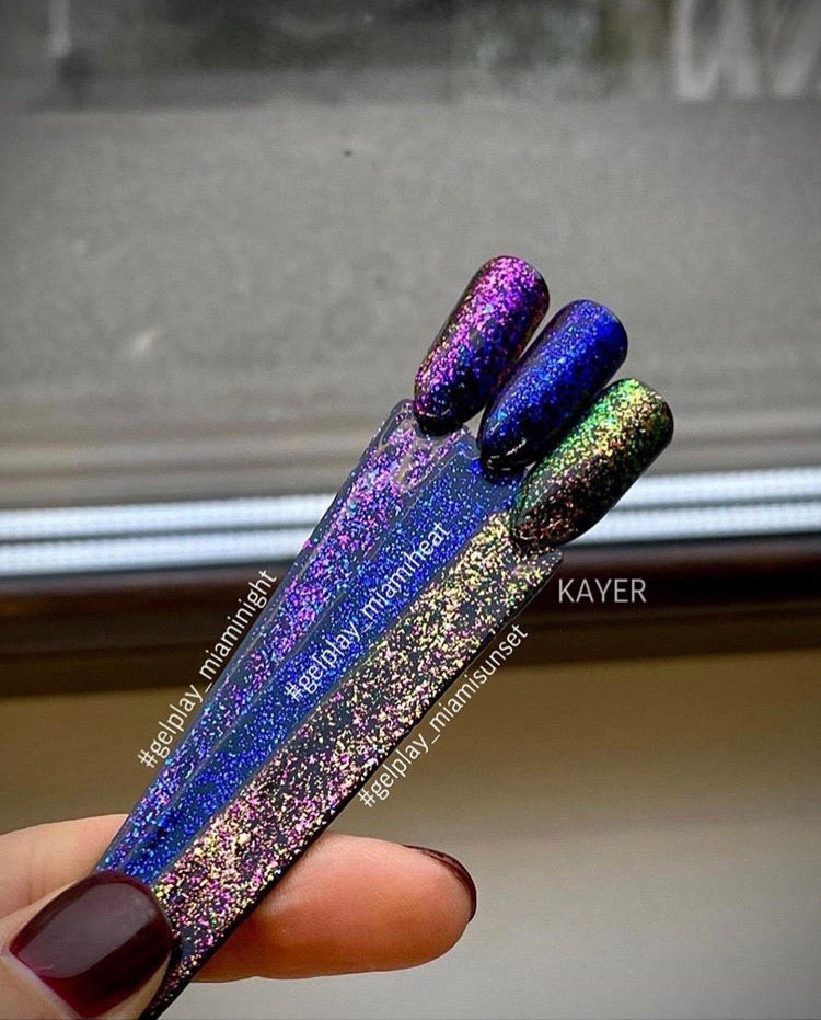 GEL PLAY Glitter Shifters Miami 4g Full Size x 3