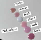 LUXIO NAKED BASE COLLECTION 15ml Full Size x 6 Colors