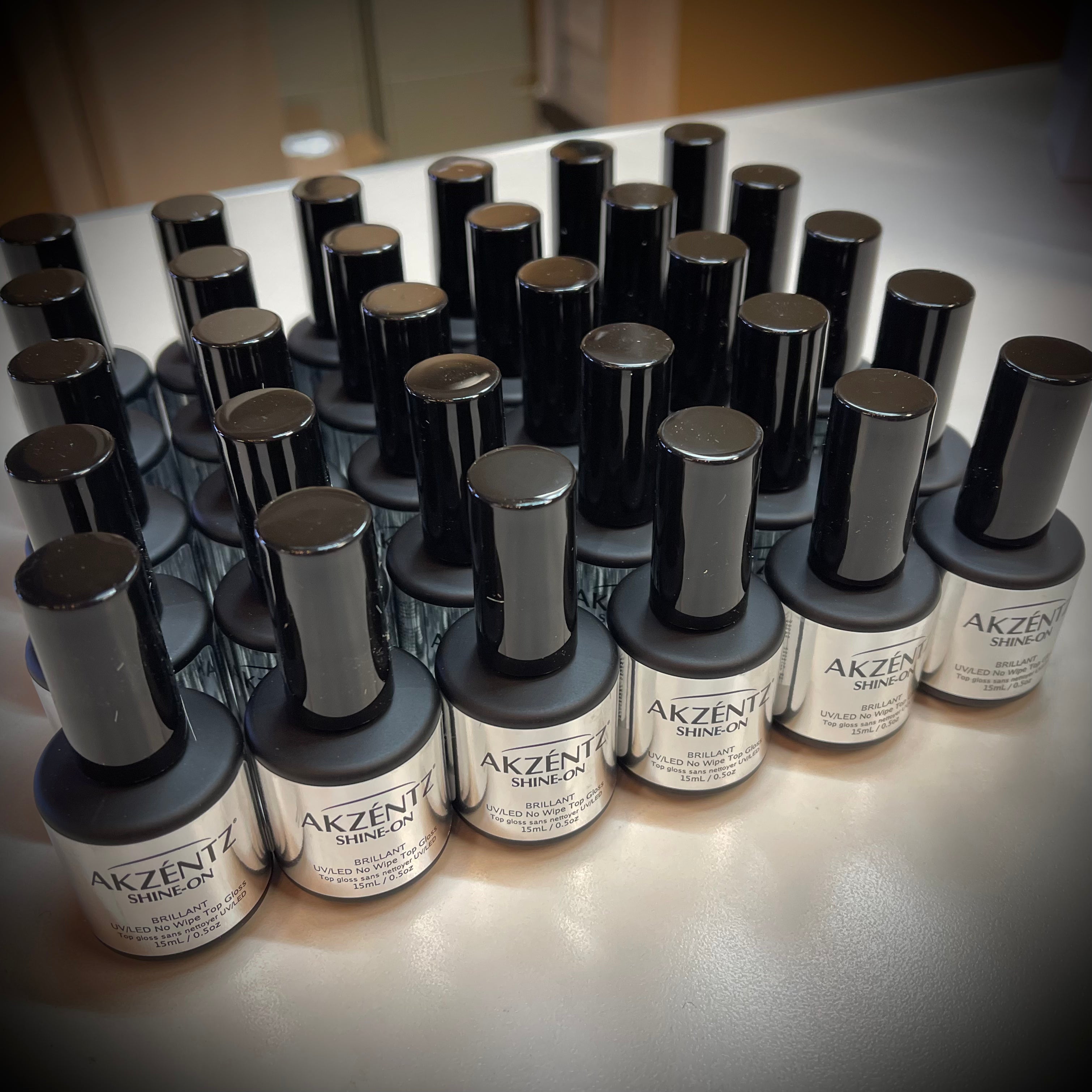 30 Bottles Shine-On 15ml Full Size (Check DIAMOND SHINE-ON)