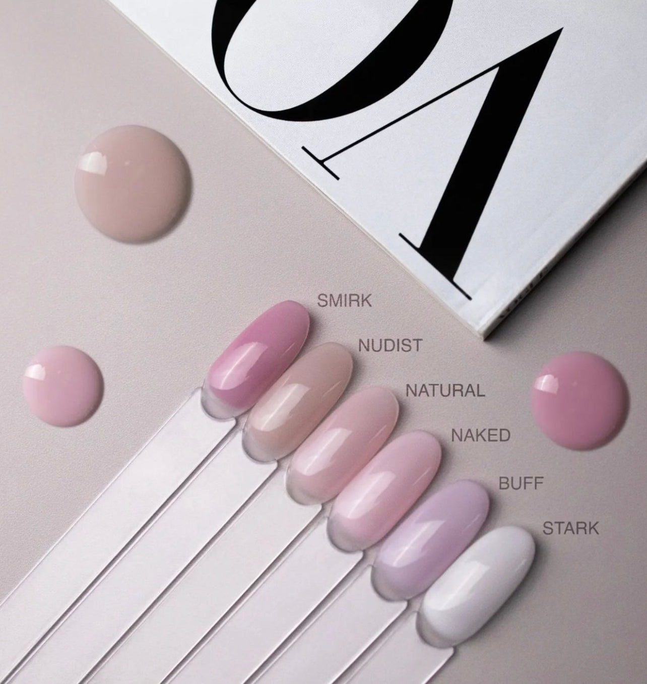 LUXIO NAKED BASE COLLECTION 15ml Full Size x 6 Colors