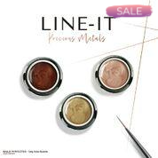 GEL PLAY LINE-IT Precious Metals COLLECTION 4g Full Size x 3