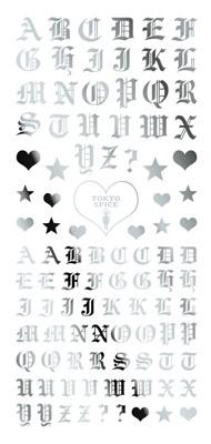 TSUMEKIRA BRITNEY TOKYO PRODUCT 2 CHOLA GLAMOUR 2 SILVER SG-BTK-109